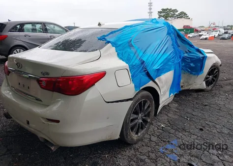 2014 Infiniti Q50 Premium/Sport from USA, damaged, VIN JN1BV7AP4EM691857